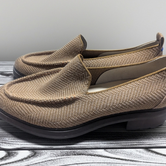 Rothy's Tan Herringbone Loafers - Picture 2 of 3